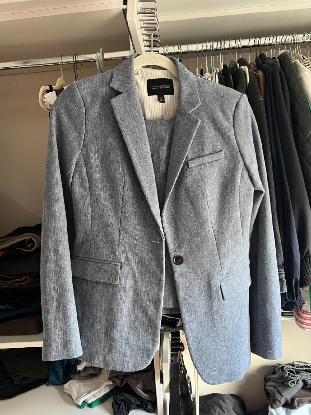 Banana Republic Blue Pantsuit